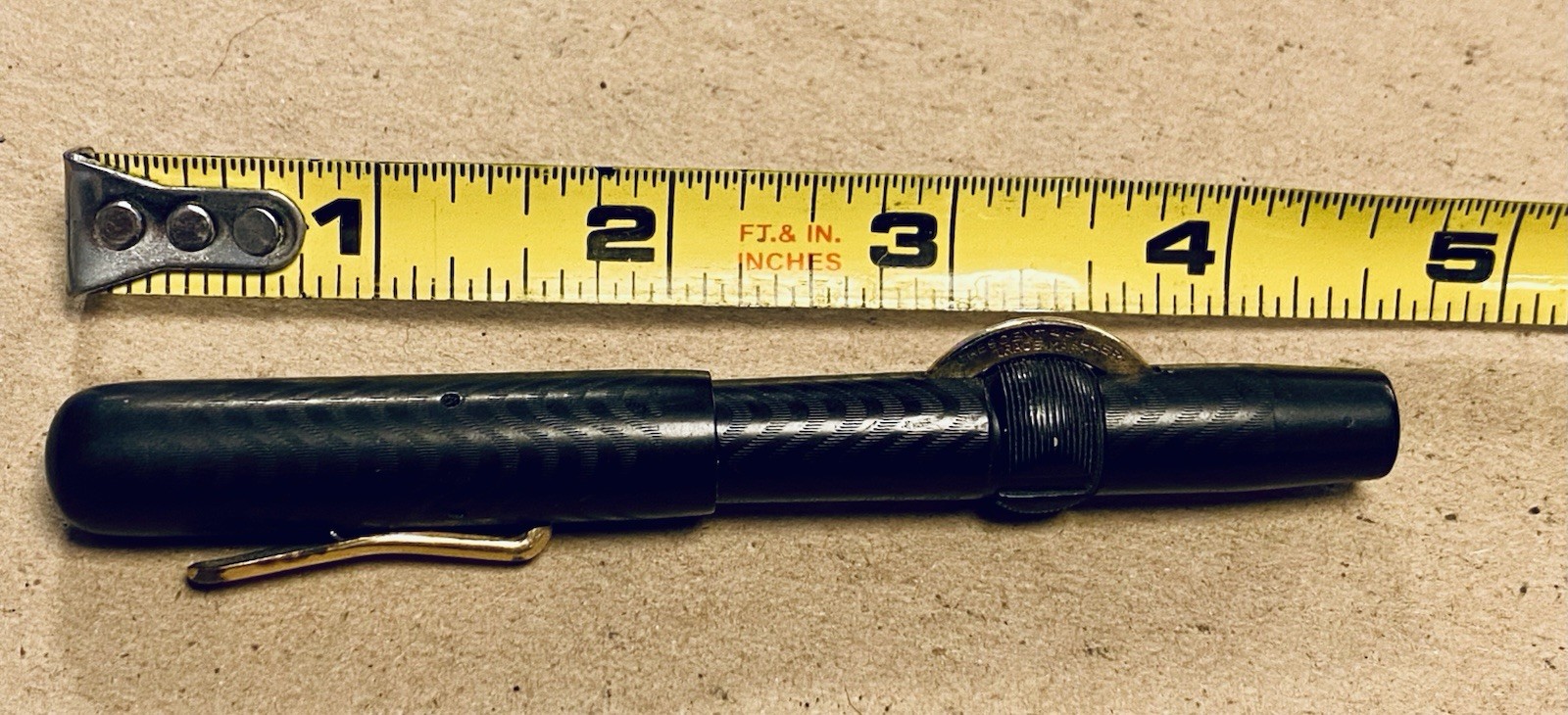 ANTIQUE VINTAGE CONKLIN'S SELF FILLING FOUNTAIN PEN GOLD PL NIB-Mark 2P Crescent