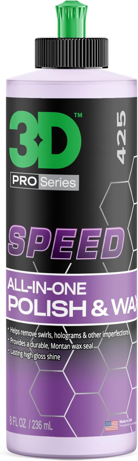 3D Speed All-In-One Polish & Wax – Scratch & Swirl Remover, Clear Coat Safe Pain 3D Speed All-In-One Polish & Wax – Scratch & Swirl Remover, Clear Coat Safe Pain