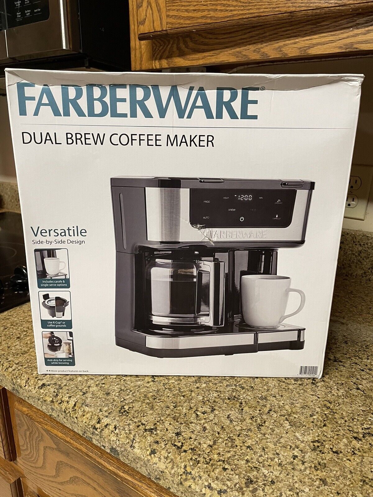 Farberware Dual Brew Coffee Maker - FW61100042831U / BRAND NEW