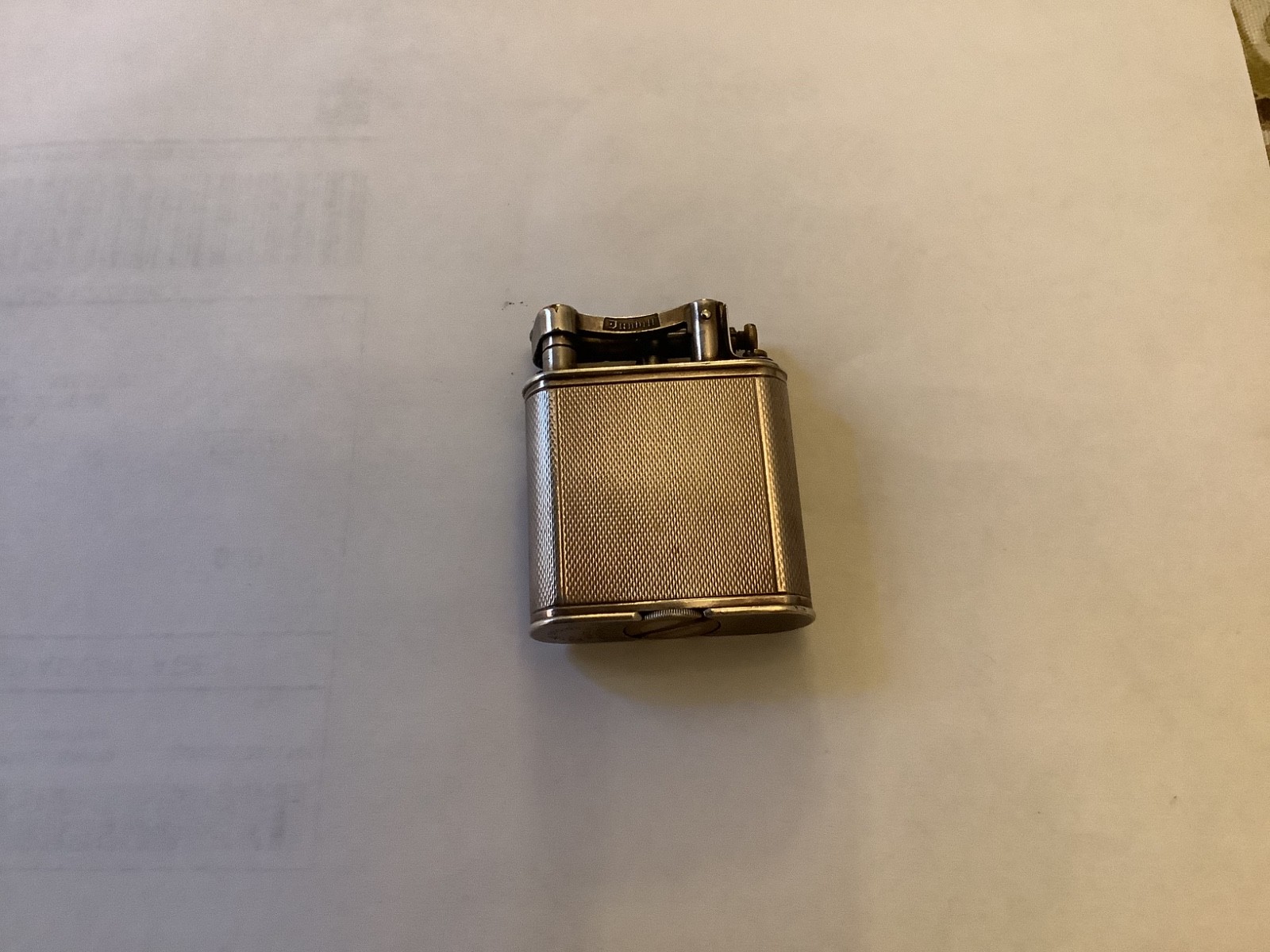 vintage lighter DUNHILL Serling Silver made in England Pat no 390/07 vintage lighter DUNHILL Serling Silver made in England Pat no 390/07