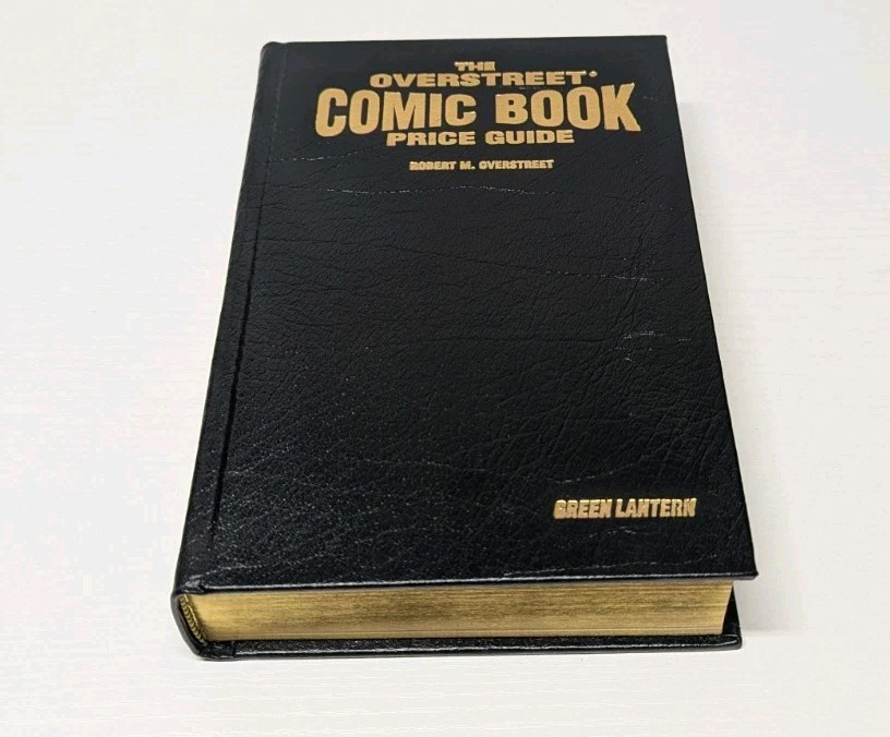 RARE 20/25 SIGNED Leather COMIC BOOK PRICE GUIDE ROBERT OVERSTREET Green Lantern