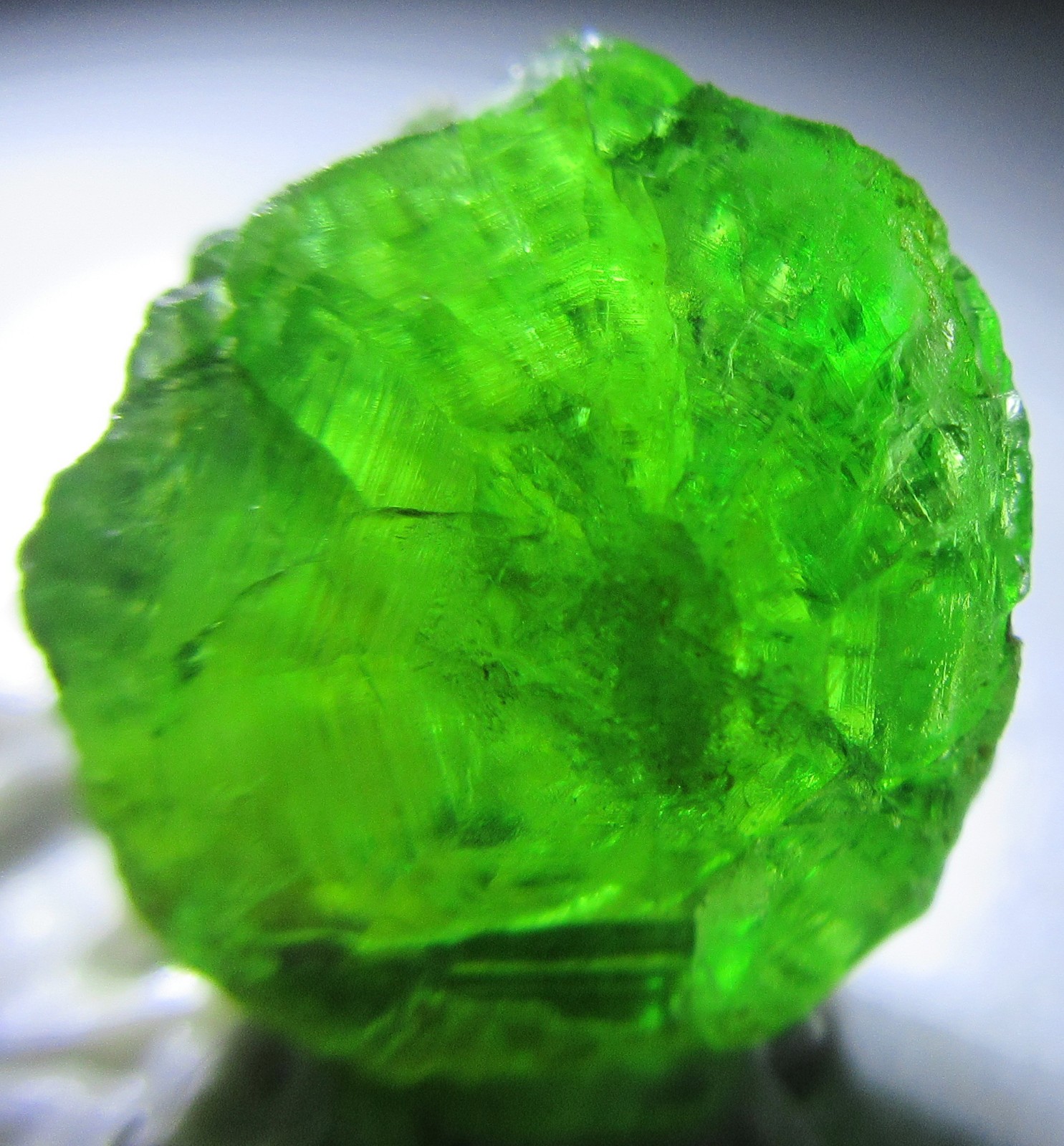 Andradite / Grossular Green Garnet Crystal Facet Rough From Mali. 6.0 Crt Andradite / Grossular Green Garnet Crystal Facet Rough From Mali. 6.0 Crt
