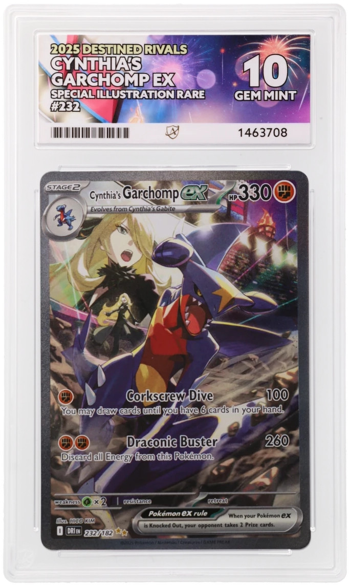 Cynthia's Garchomp EX 232/182 ACE 10 Destined Rivals Pokemon Card Game Cynthia's Garchomp EX 232/182 ACE 10 Destined Rivals Pokemon Card Game