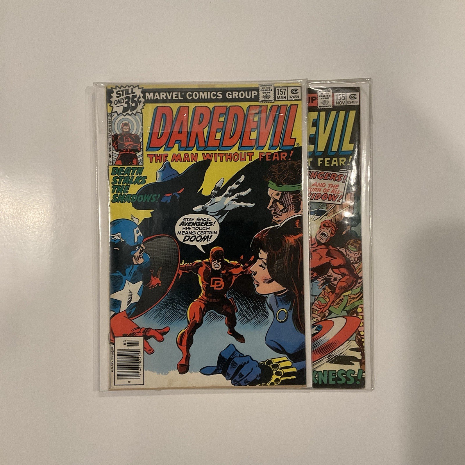 Daredevil Lot 152 155 156 157 Fn-Vf 1978 Marvel Comics