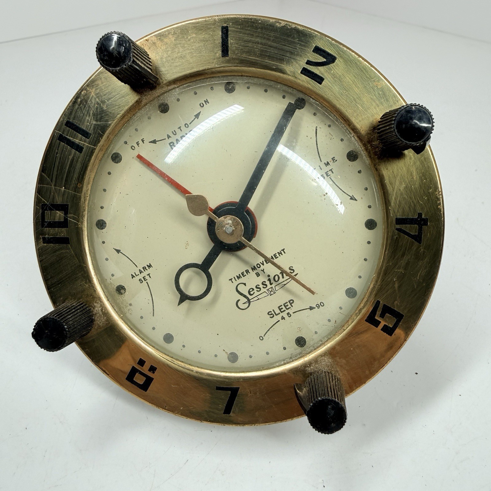 Vintage Radio Sessions Model TF Electric Clock Motor Movement & Hands
