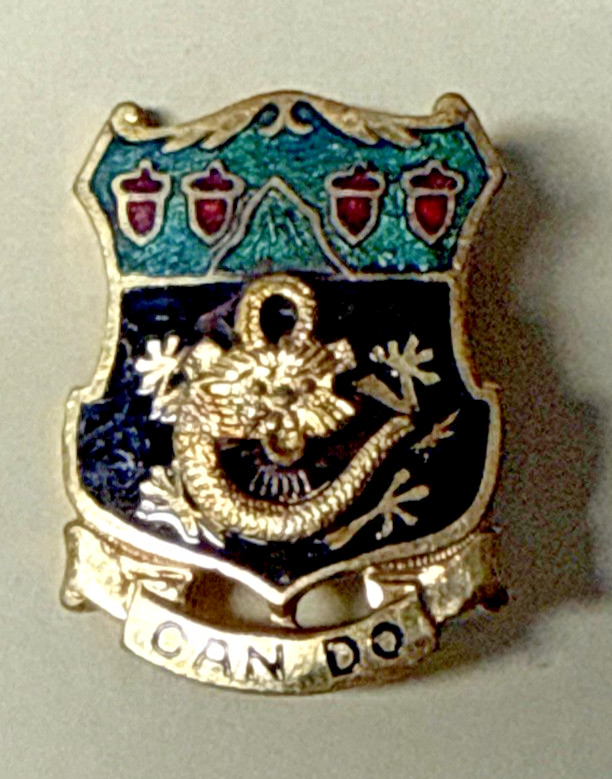 U.S. Army 15th Infantry Regiment DI DUI Crest Insignia Pin Can Do U.S. Army 15th Infantry Regiment DI DUI Crest Insignia Pin Can Do