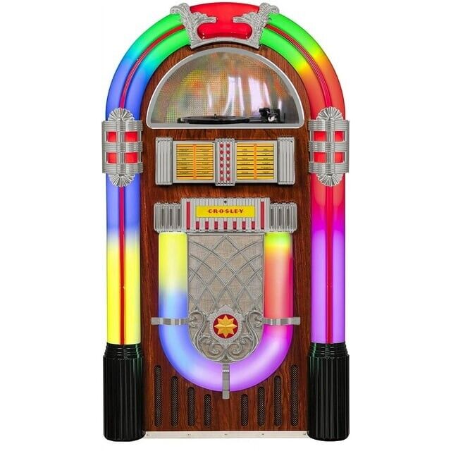 Crosley CR1704A-WM Full Size Jukebox With Phono/FM/CD/BT/AC [MISSING REMOTE]™