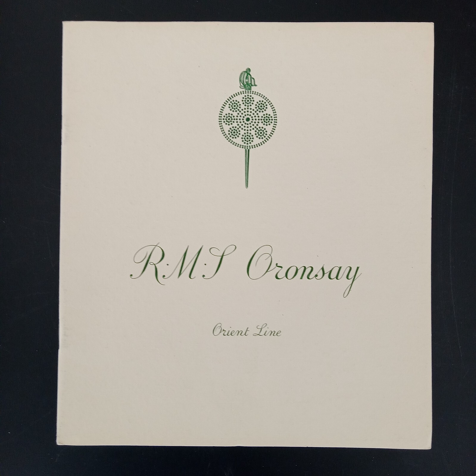 RMS ORONSAY Orient Line Cruise Line Accommodation Brochure Booklet 1954