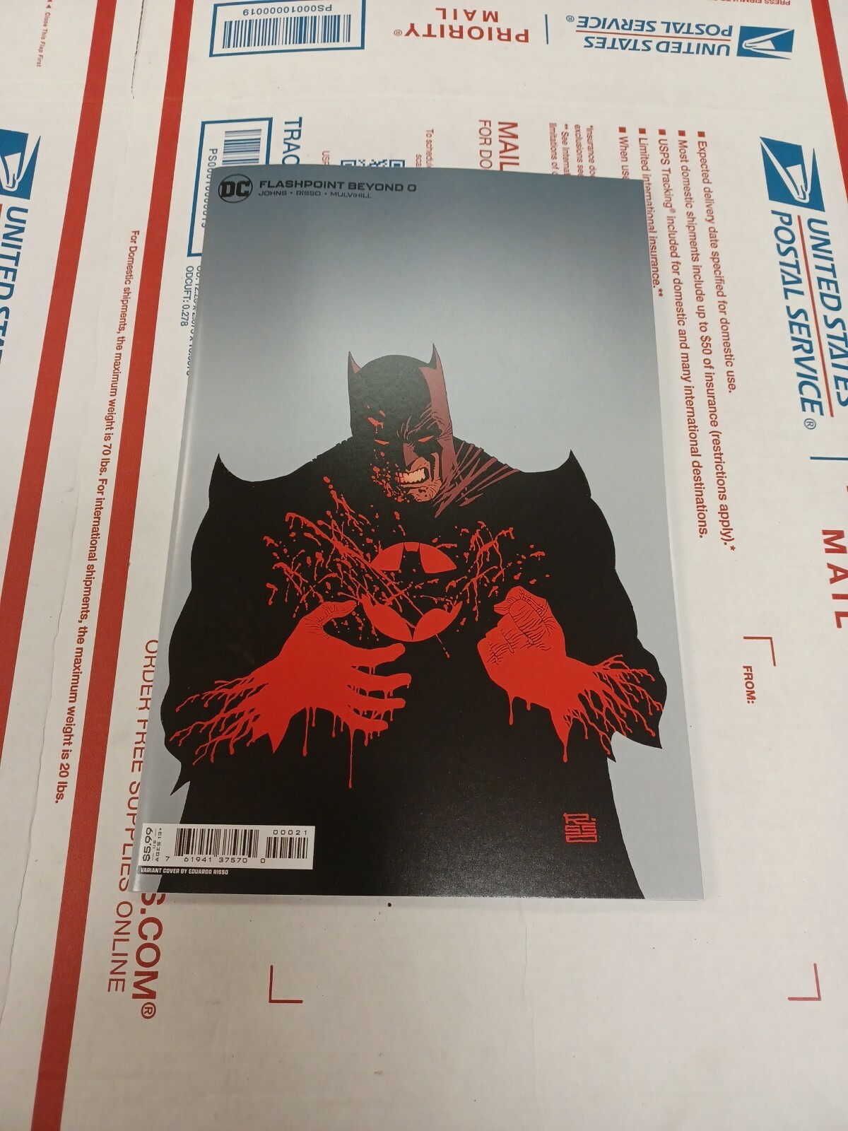 Flashpoint Beyond #0 (of 6) Cvr B Eduardo Risso Var DC Comics NM OR BETTER Flashpoint Beyond #0 (of 6) Cvr B Eduardo Risso Var DC Comics NM OR BETTER