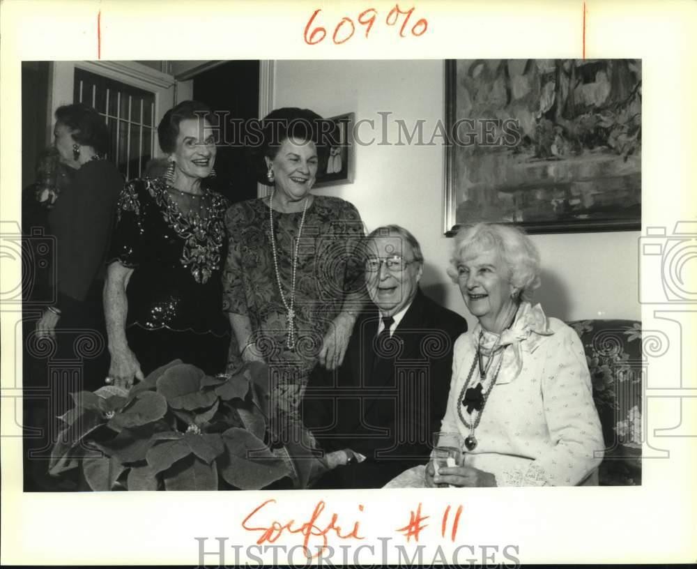 1991 Press Photo Dignitaries attending the Garden Club Event - noc71093