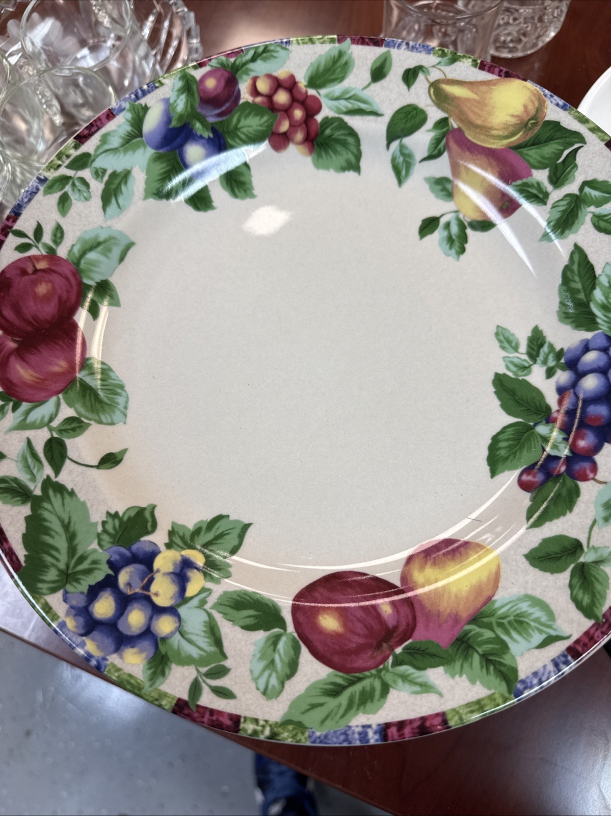 Sakura Evolution Sonoma Fruits 11” Melamine Dinner Plates Set of 12 Sakura Evolution Sonoma Fruits 11” Melamine Dinner Plates Set of 12