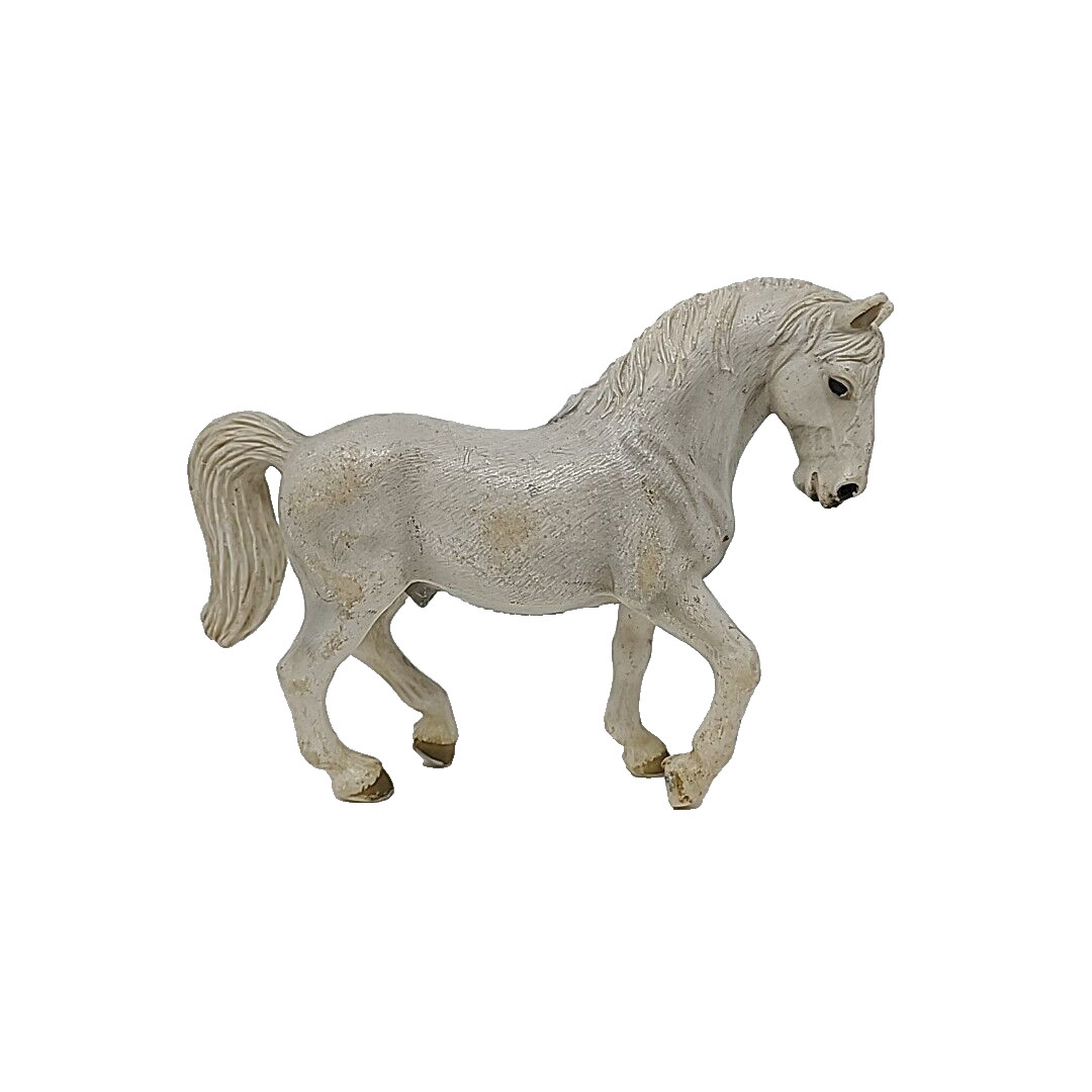 Schleich Lipizzaner Stallion Grey White Horse Figure Retired 2004 Toy Model