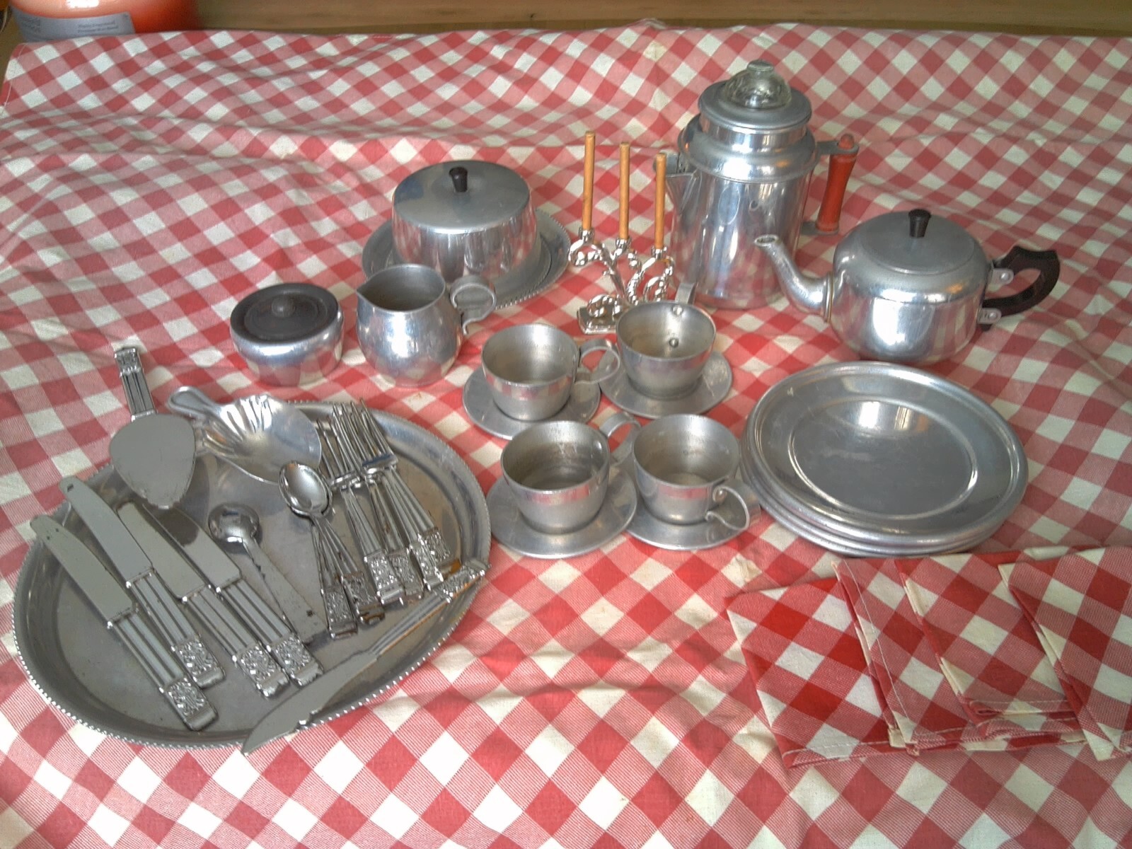Childs Vintage, English Tea Set, NC Joseph Ltd. Stratford On Avon, Circa 50s