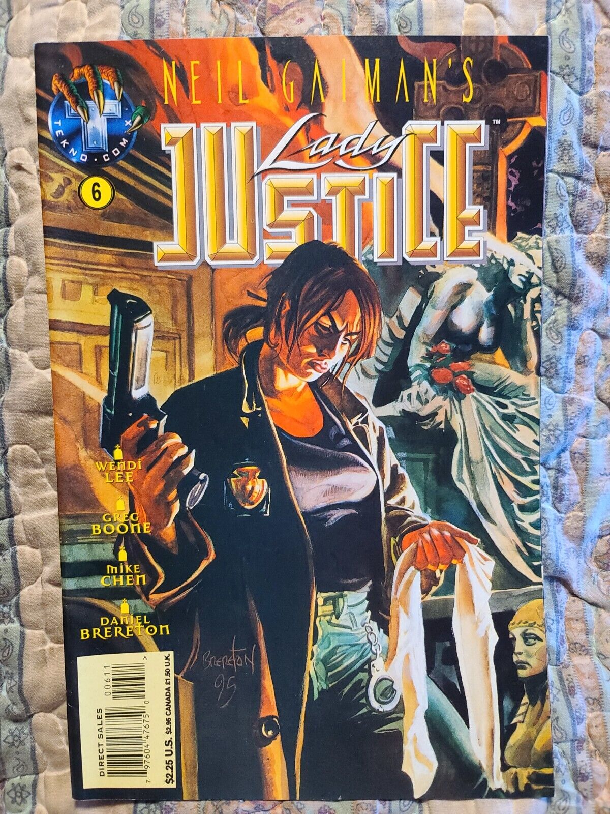 Cb8~comic book-lady justice- #6- Jan 1996