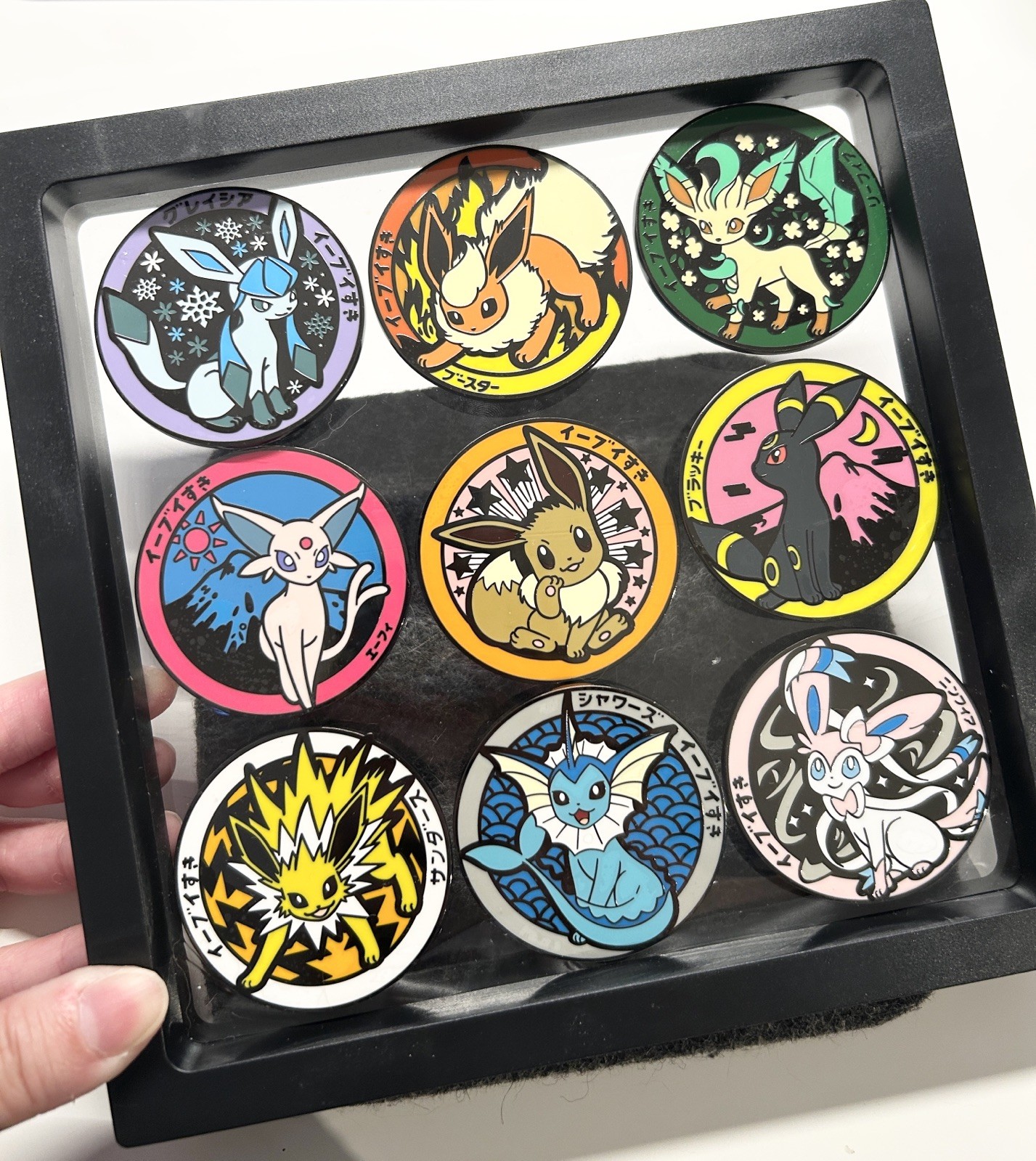 Pokemon Eeveelution Enamel Pin Badge Set, Cute Video Game Gift for Gamers