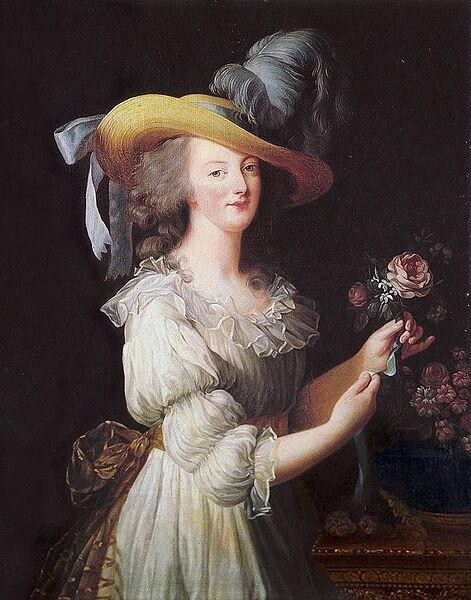 Dream-art Oil painting Louise-Elisabeth-Vigee-Le-Brun-Marie-Antoinette-in-a-Musl