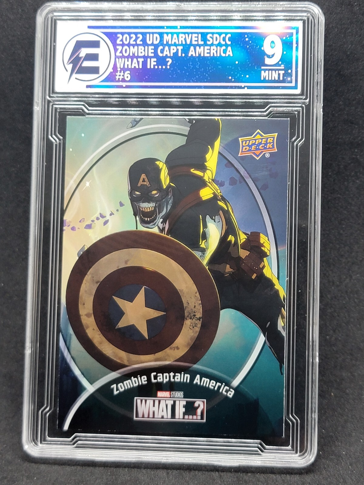 2022 Marvel Studios Disney+ Convention Exclusive Captain America Zombie #6 EGC 9