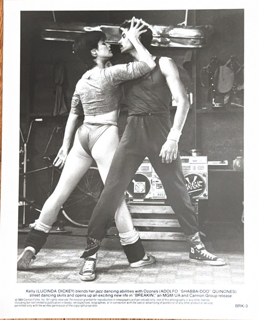 Breakin' 1984 Original Press Photo Kelly Ozone Lucinda Dickey BRK-3