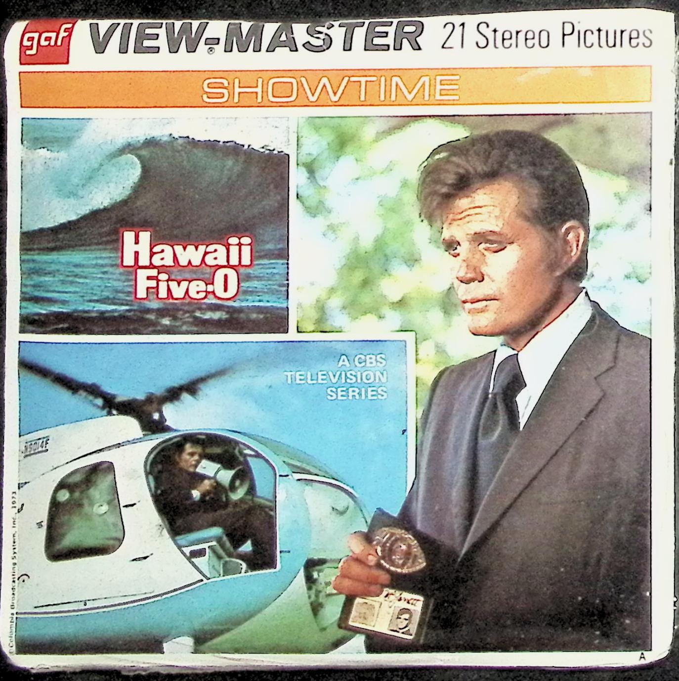 Hawaii Five-0   3d View-Master 3 Reel Packet  SEALED
