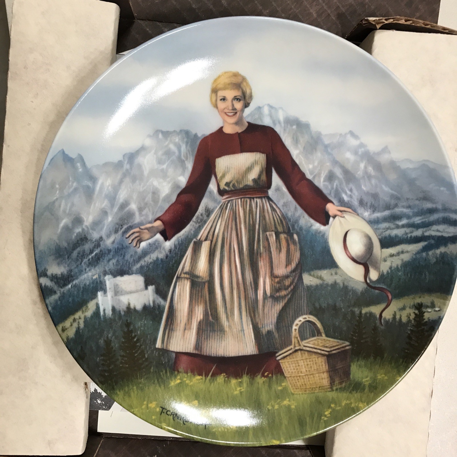 “The Sound of Music” 1986 Edwin M. Knowles China Co. collector’s plate BRADEX