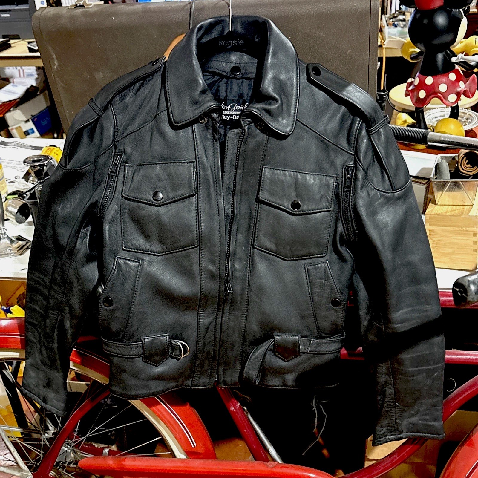 Vintage Hein Gericke Harley Davidson Ladies Leather Motorcycle Jacket 32W Nice Vintage Hein Gericke Harley Davidson Ladies Leather Motorcycle Jacket 32W Nice