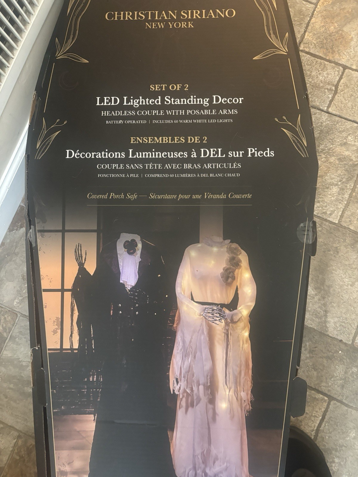 New Viral HTD Christian Soriano Led Lights Bride Groom Couple Halloween lifesize