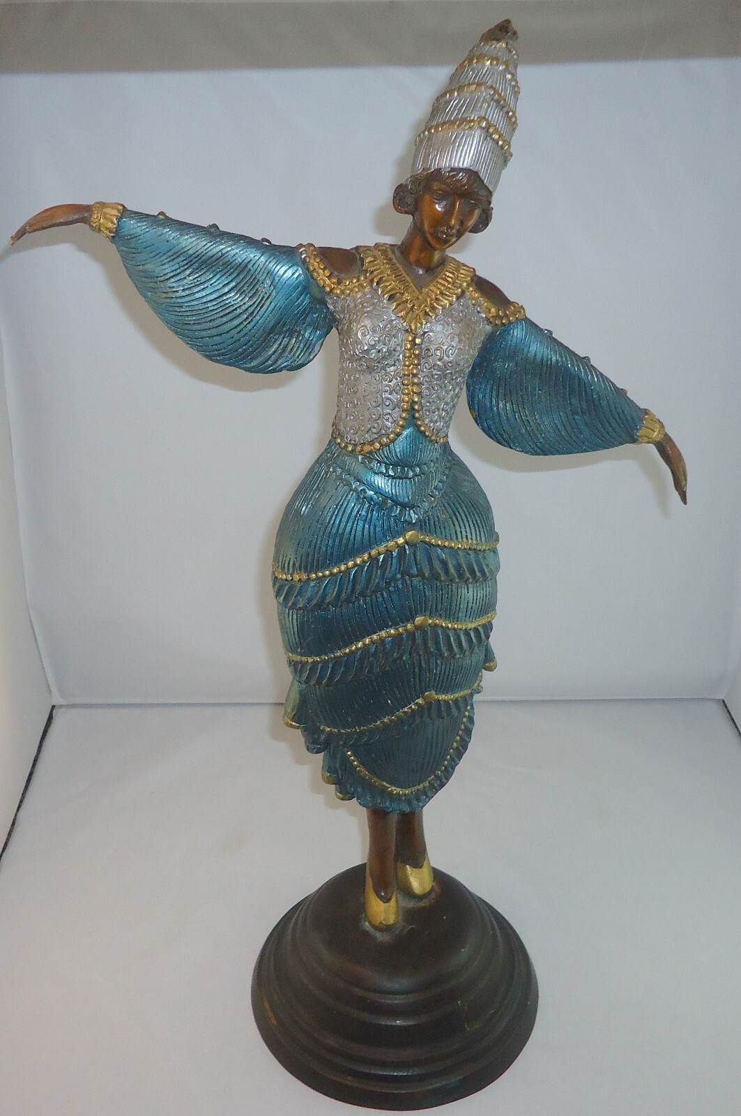 \'Carnival\', Large Cold Painted Art Deco Bronze, After Demetre Chiparus
