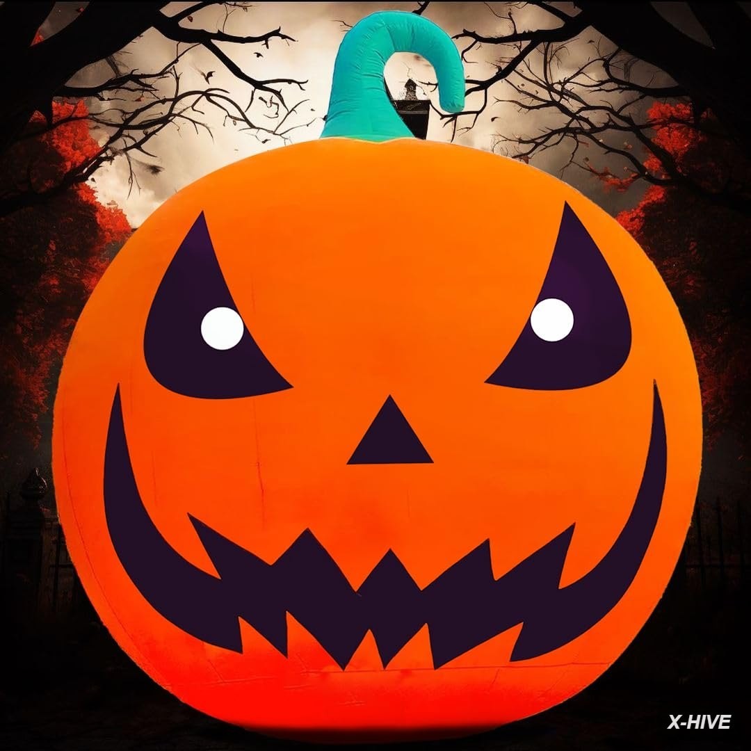 Giant 15Ft Halloween Inflatables Pumpkin Decorations, Extra Large Halloween Blow
