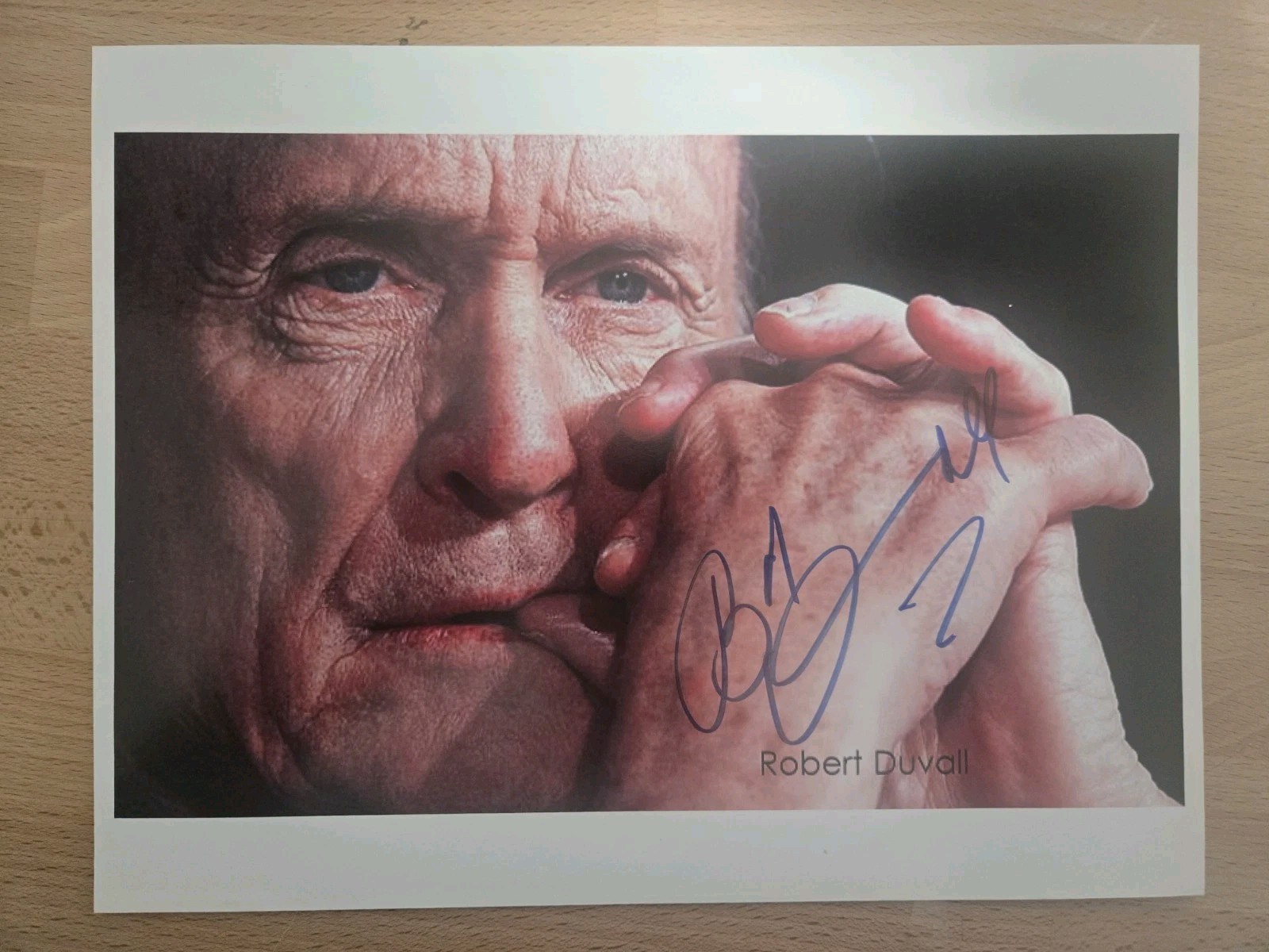 Robert Duvall Signed 8.5 By 11 Glossy Photo