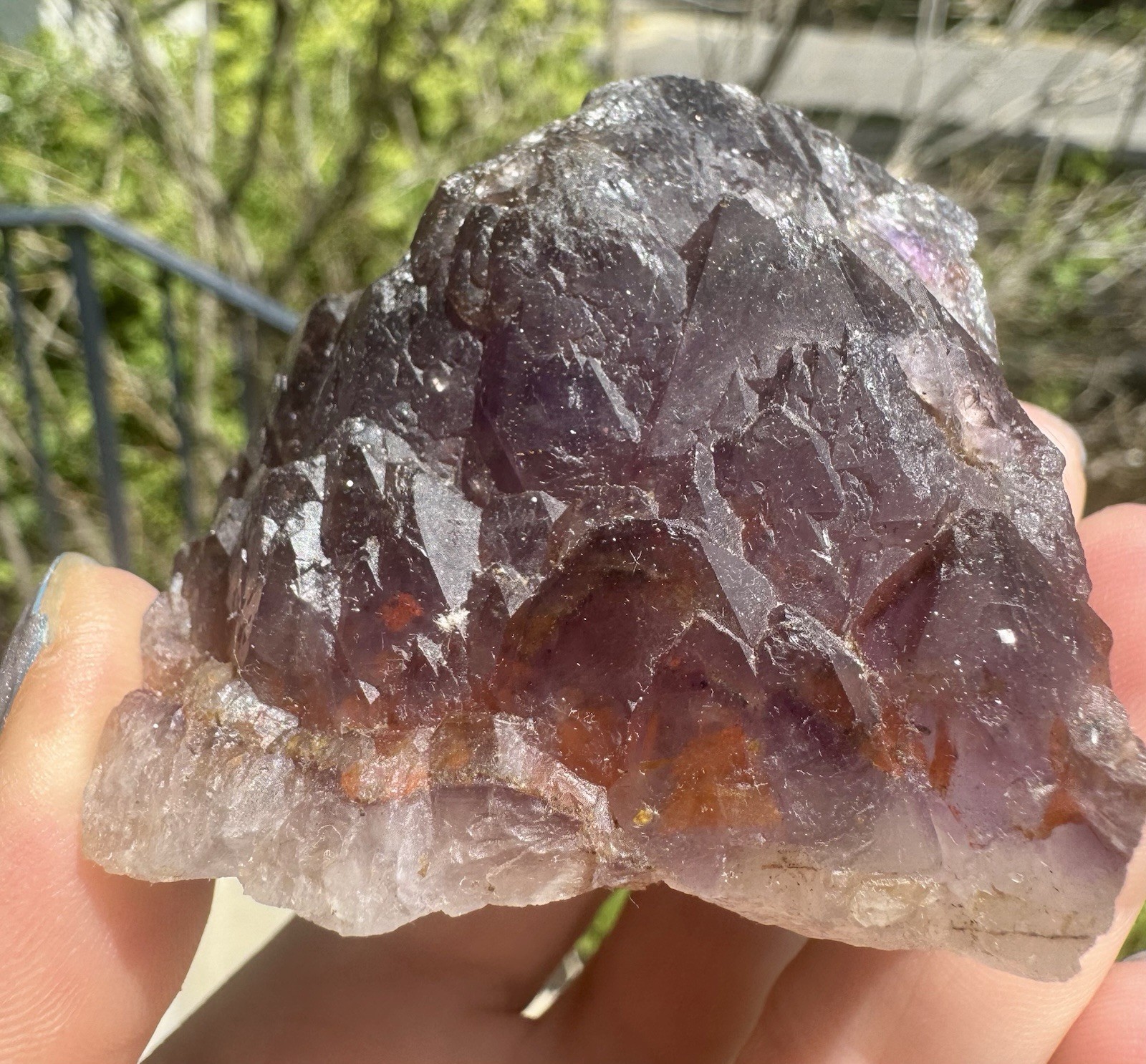 Alien Amethyst Natural Crystal 193 Grams.