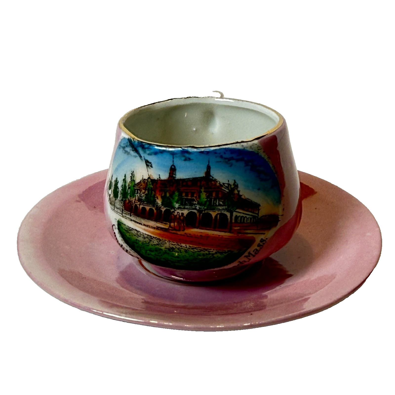 CONDITS DANCE HALL - REVERE BEACH MA Massachusetts Souvenir ANTIQUE TEA CUP