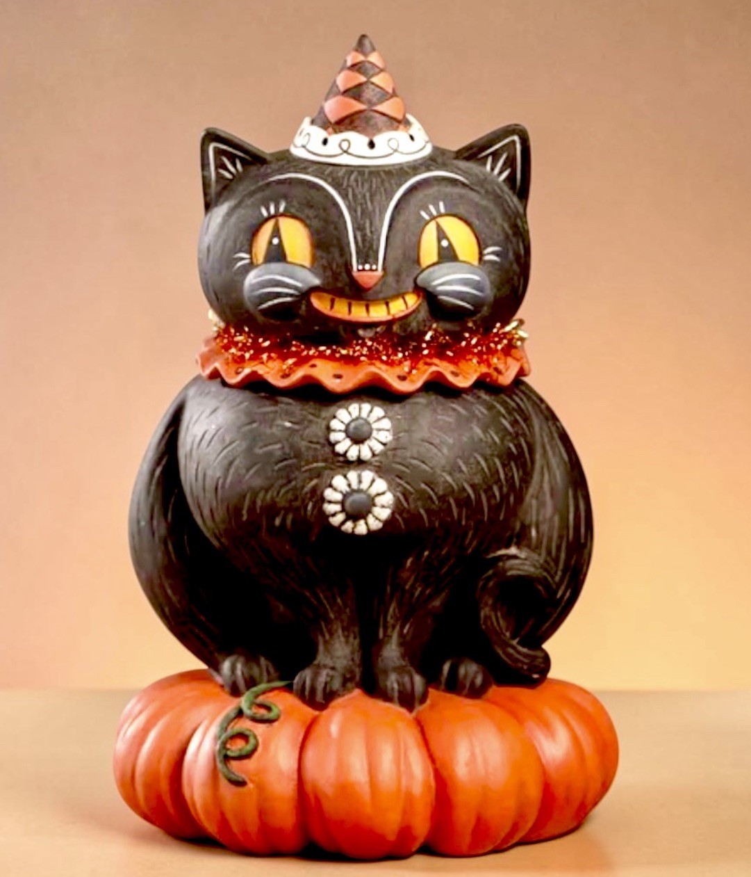 Bethany Lowe X Johanna Parker Halloween HAPPY PLUMPKIN JACK Container JP4024 NEW