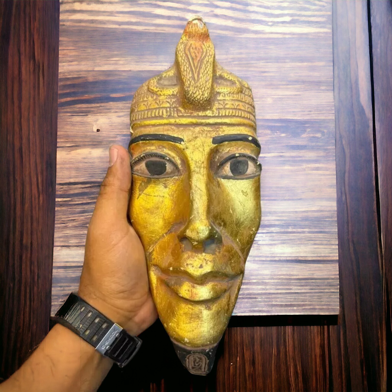 Rare Ancient Egyptian King Akhenaten Mask Antique Antiques Pharaonic Unique BC