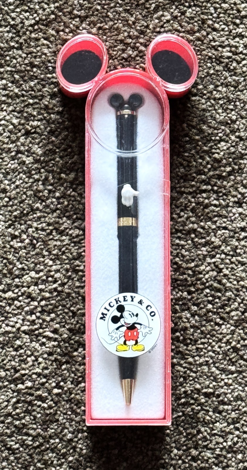 Vintage Mickey & Co Disney Pen- NEW in Mickey Ears Case Vintage Mickey & Co Disney Pen- NEW in Mickey Ears Case