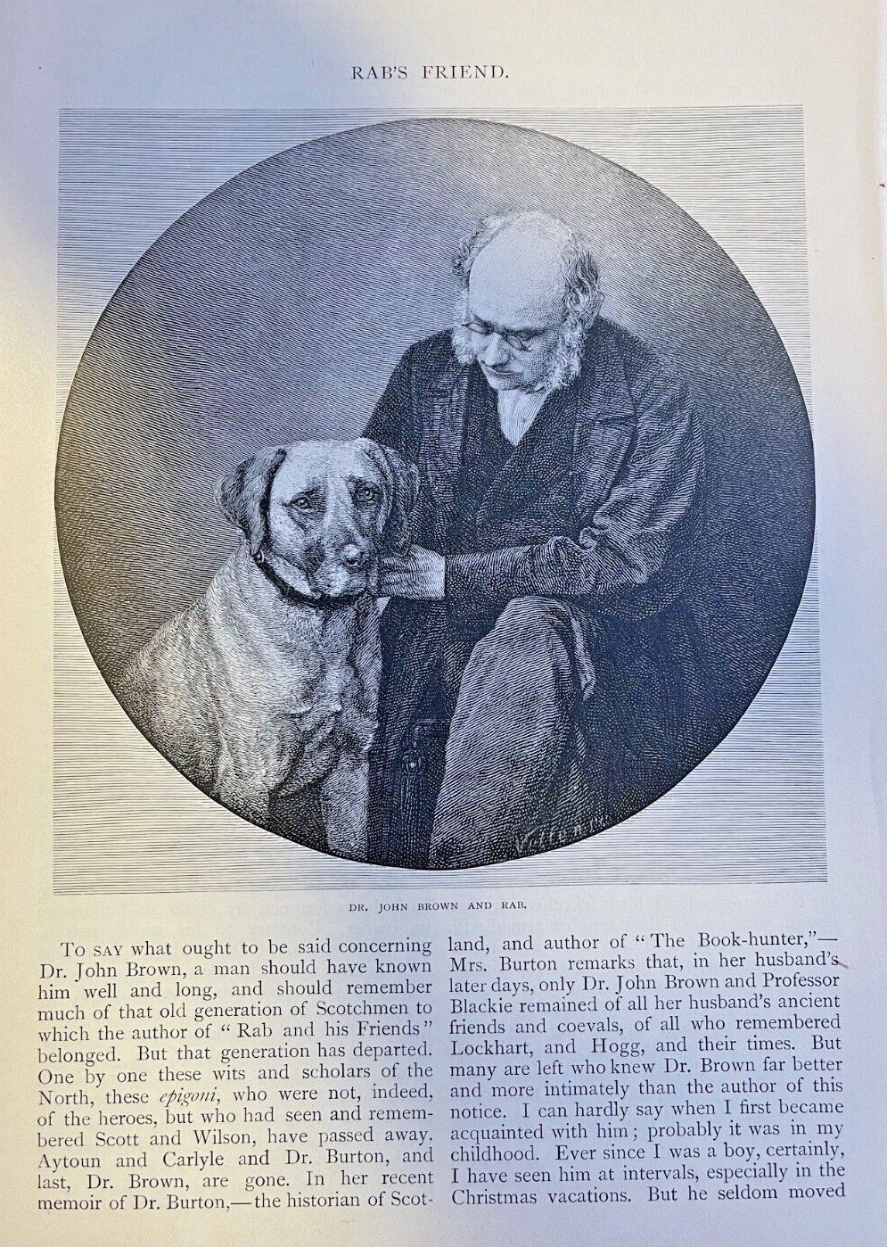 1882 Author Dr. John Brown illustrated