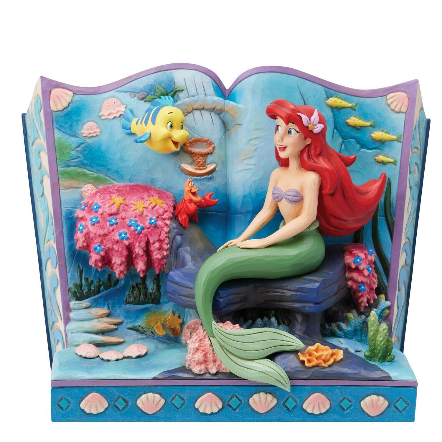 Disney Jim Shore 2024 The Little Mermaid Ariel 35th Storybook Figurine 6014323
