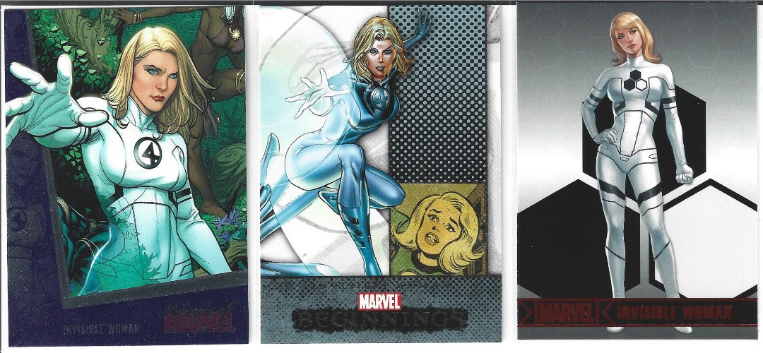 INVISIBLE WOMAN 2011/2012/2013 Marvel trading cards [NEAR MINT NM+] FANTASTIC 4