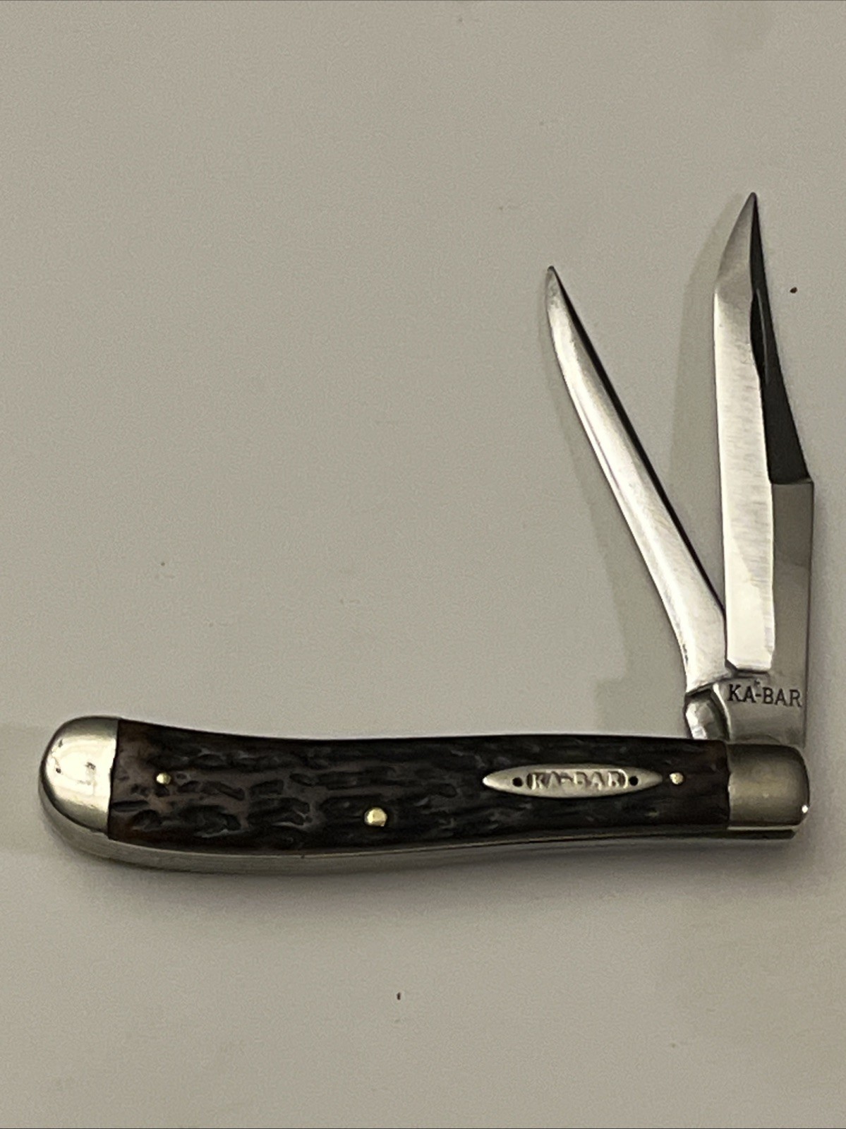 1920S KA-BAR, Union,  Stag,  Two Blade Trapper Super Nice