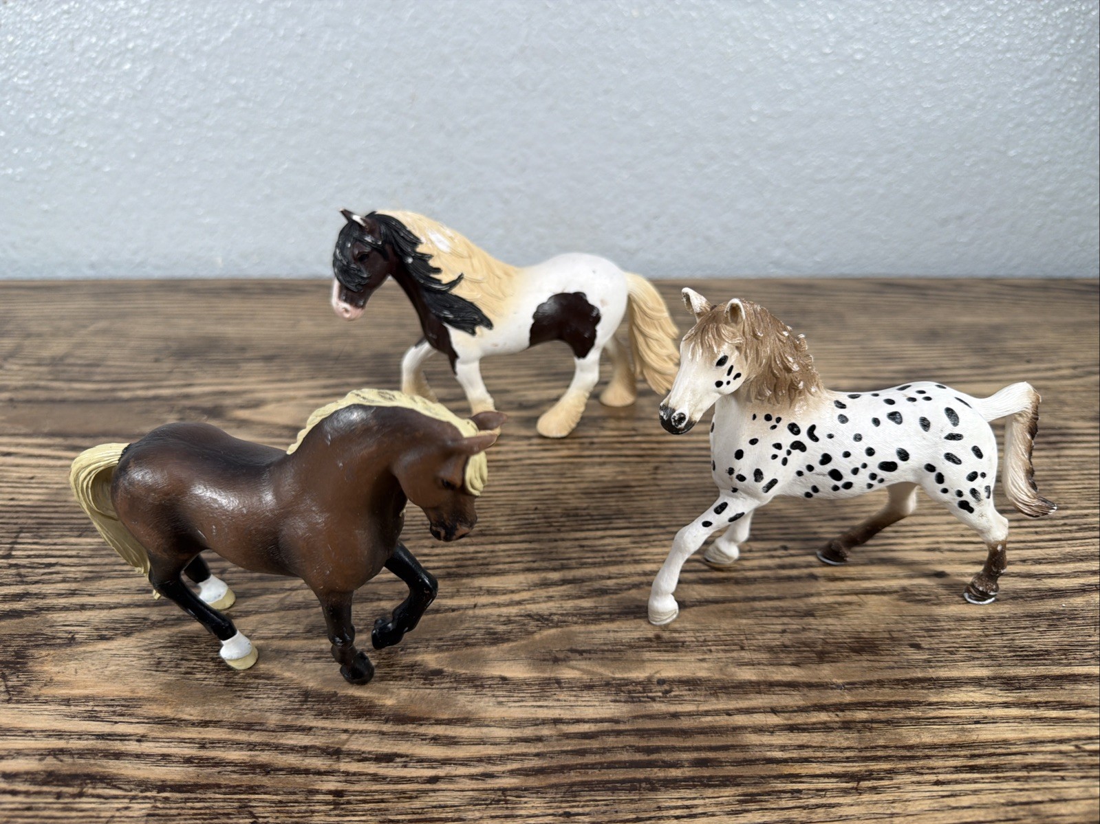 Schleich Horse Figures Figurine Toy Lot Of 3