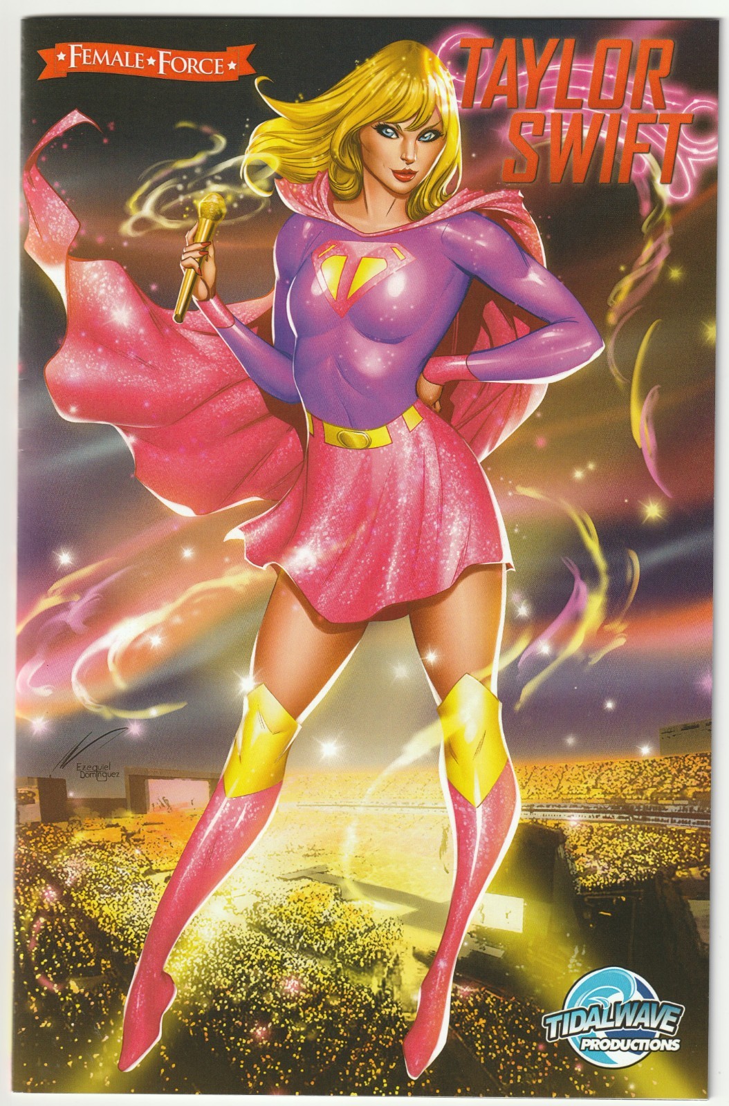 Female Force Taylor Swift Ale Garza Supergirl Variant Cover COA #247/1000 NM