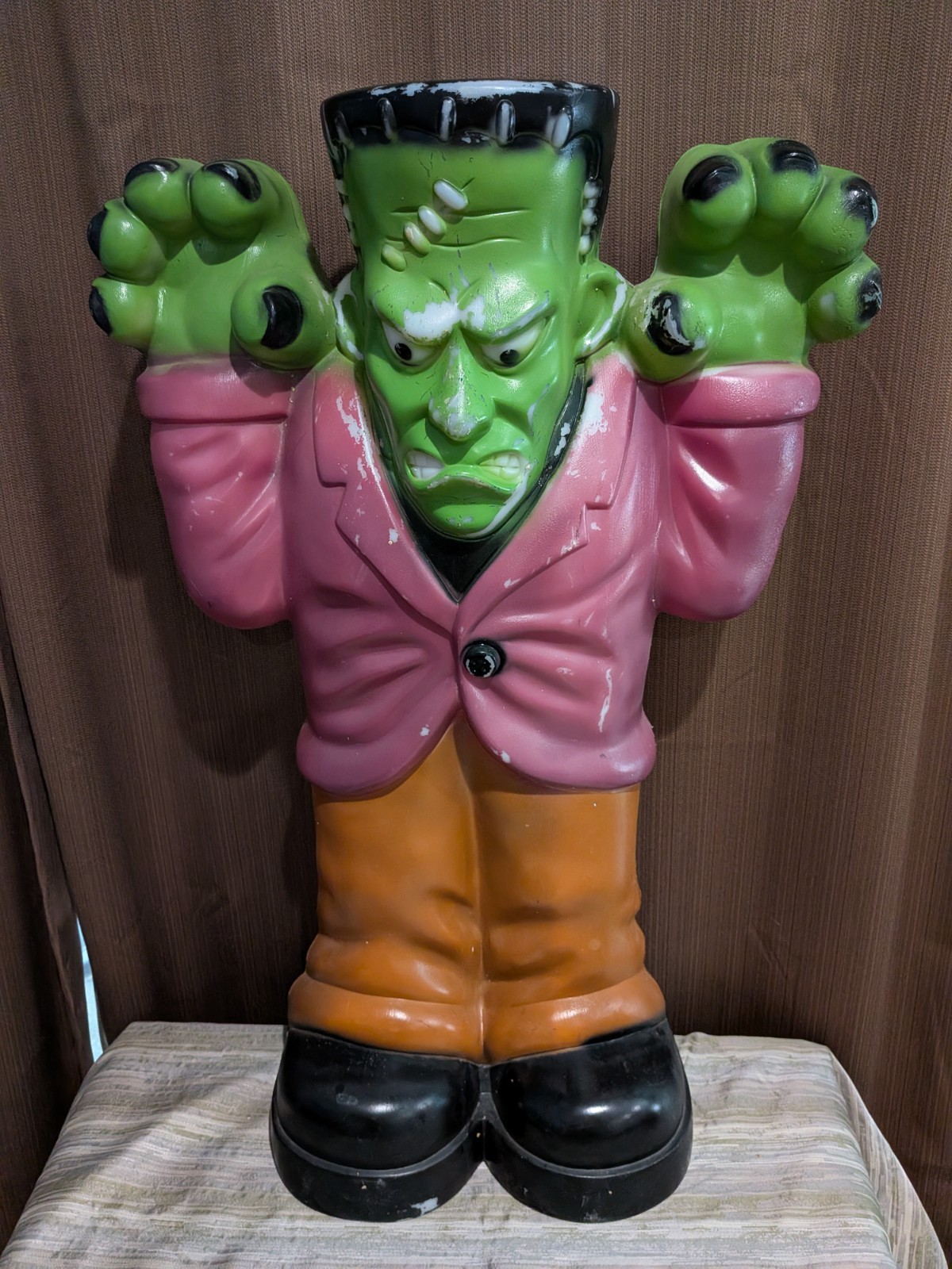 VTG Frankenstein Monster Halloween Blow Mold 36\