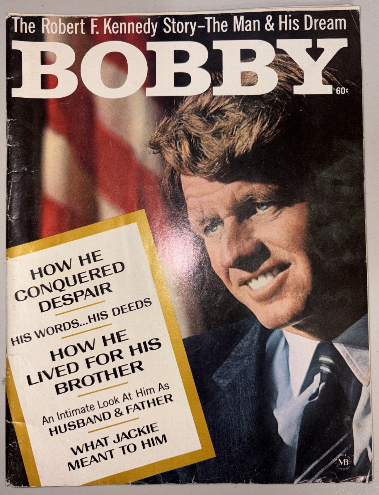 1968 BOBBY Robert F. Kennedy Story The Man & His Dream Memorial Magazine RFK JFK