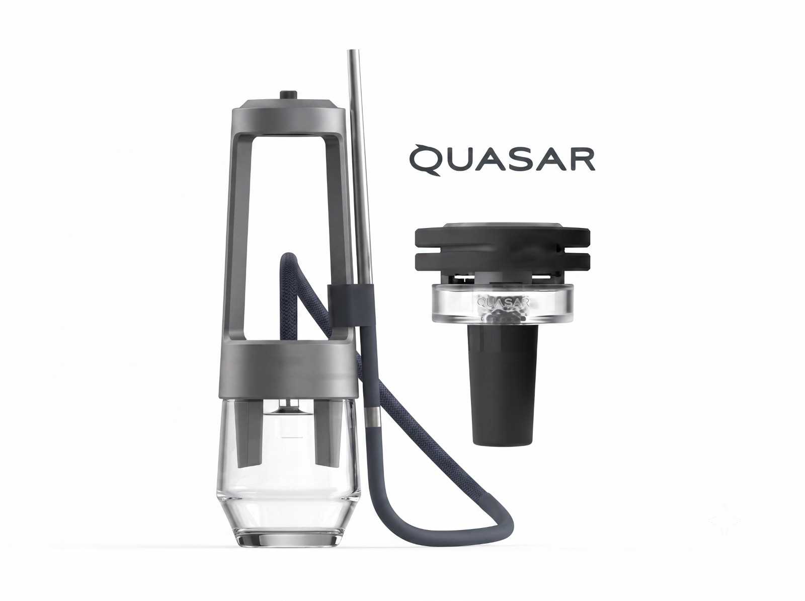 Quasar Arguile Pack Hookah Premium Hookah Set with Raas 2 Therma