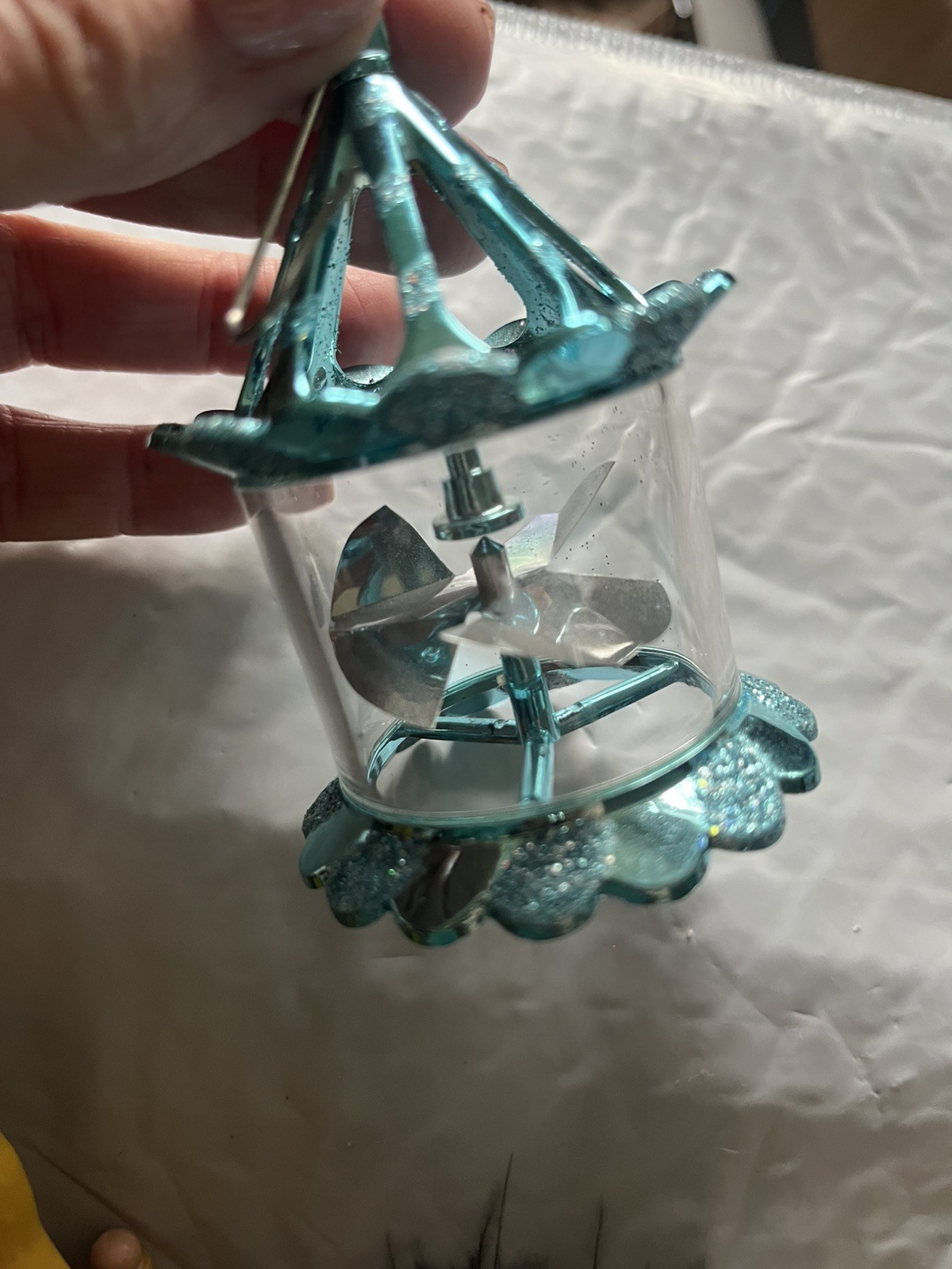 Vintage Diorama Style Christmas Ornament