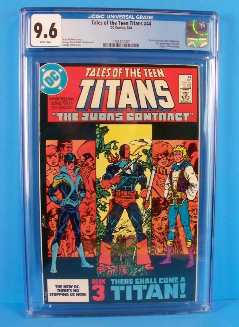 Tales of The Teen Titans #44 DC 1984  1st Nightwing  Perez art  CGC 9.6 NM+