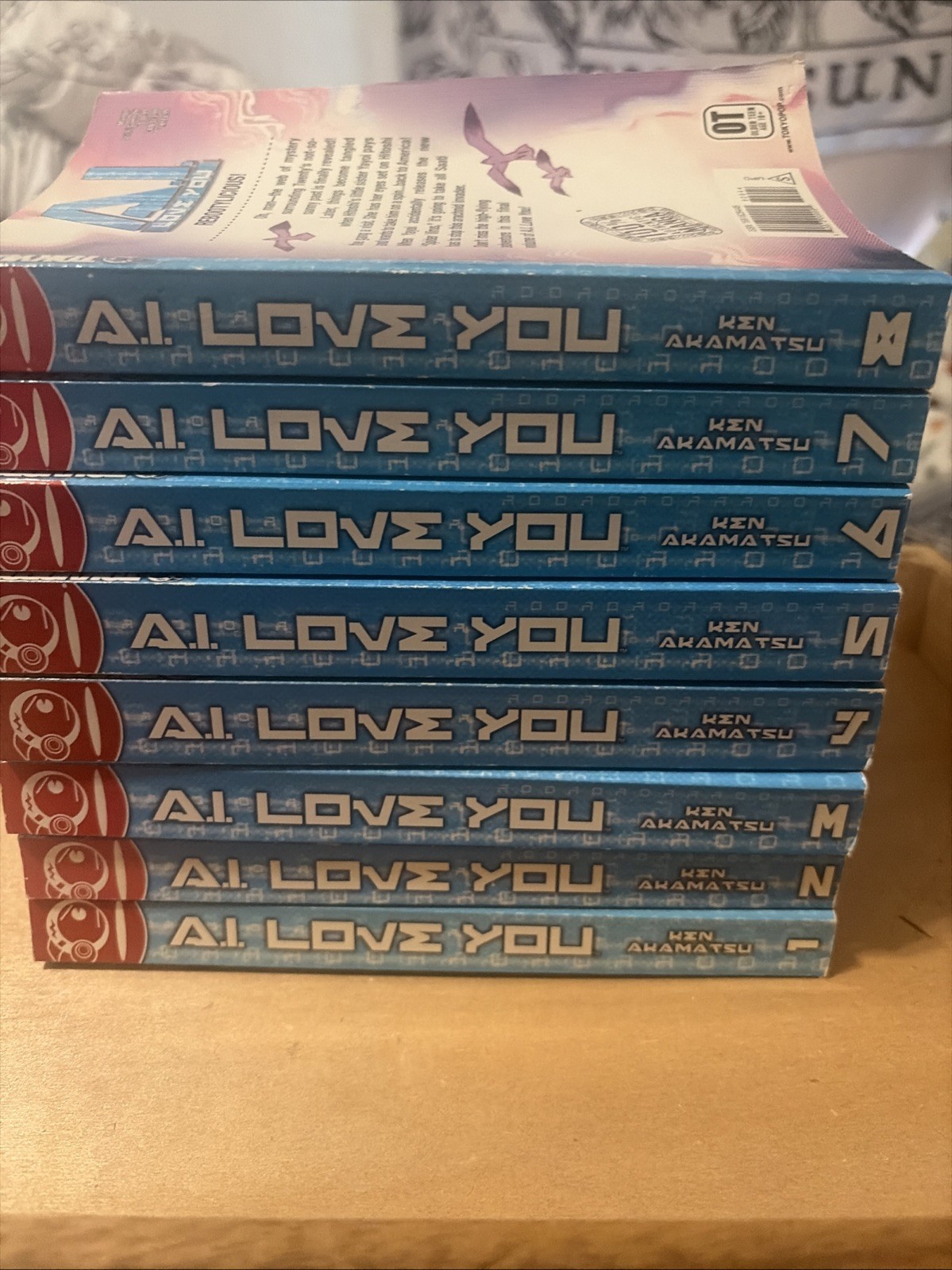 Ai Love You Manga Volumes 1-8 English Complete Set Tokyopop Good Condition