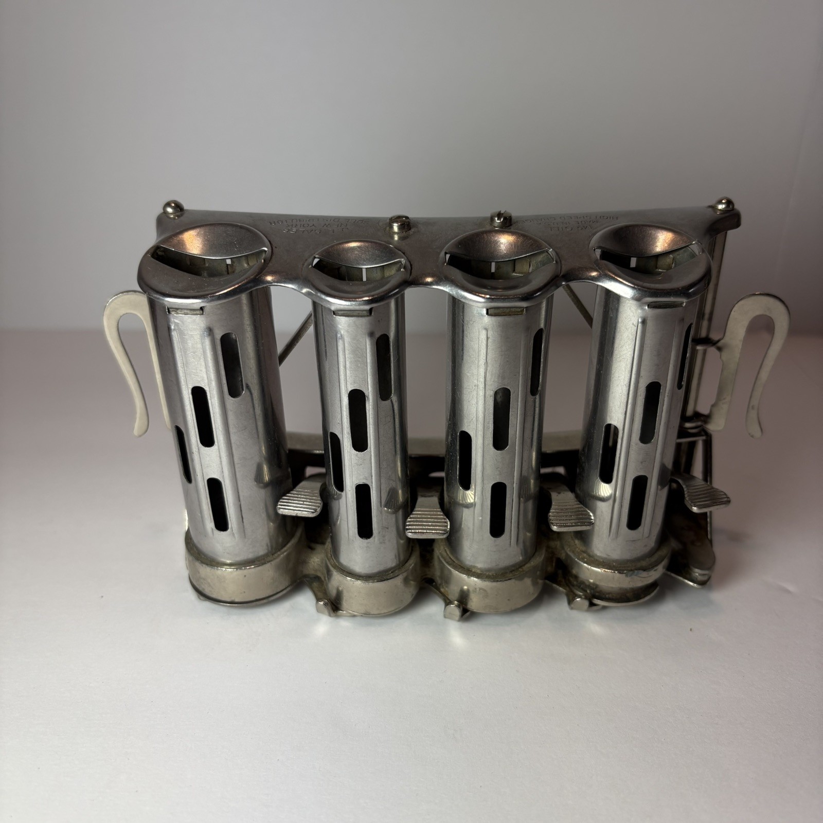 Vintage McGill High Speed 4 Tube Coin Changer J.L. Galef NY Belt Dispenser Works