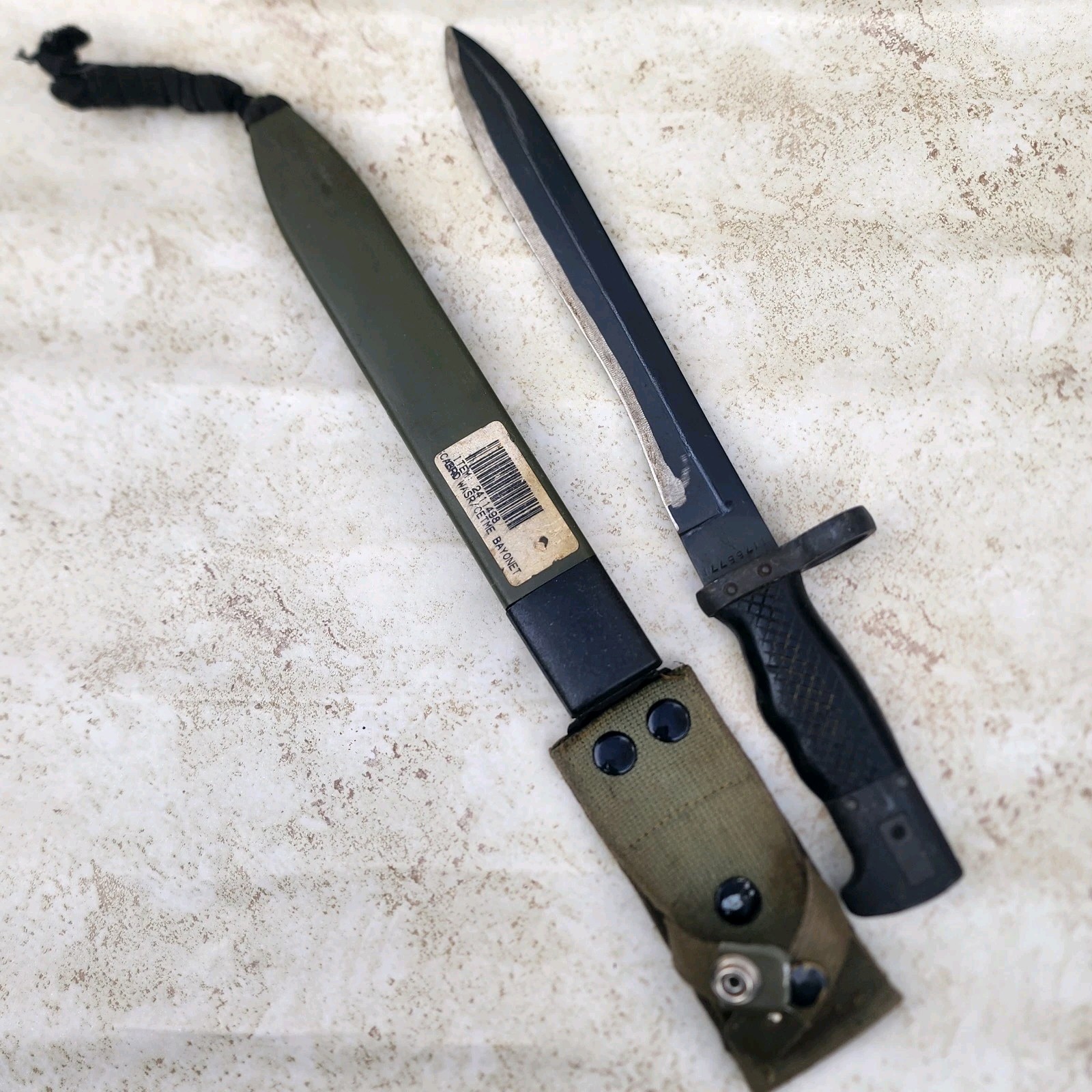 Vintage M1964 Spanish Rifle Bayonet Scabbard INI Toledo ET75577 Knife Military