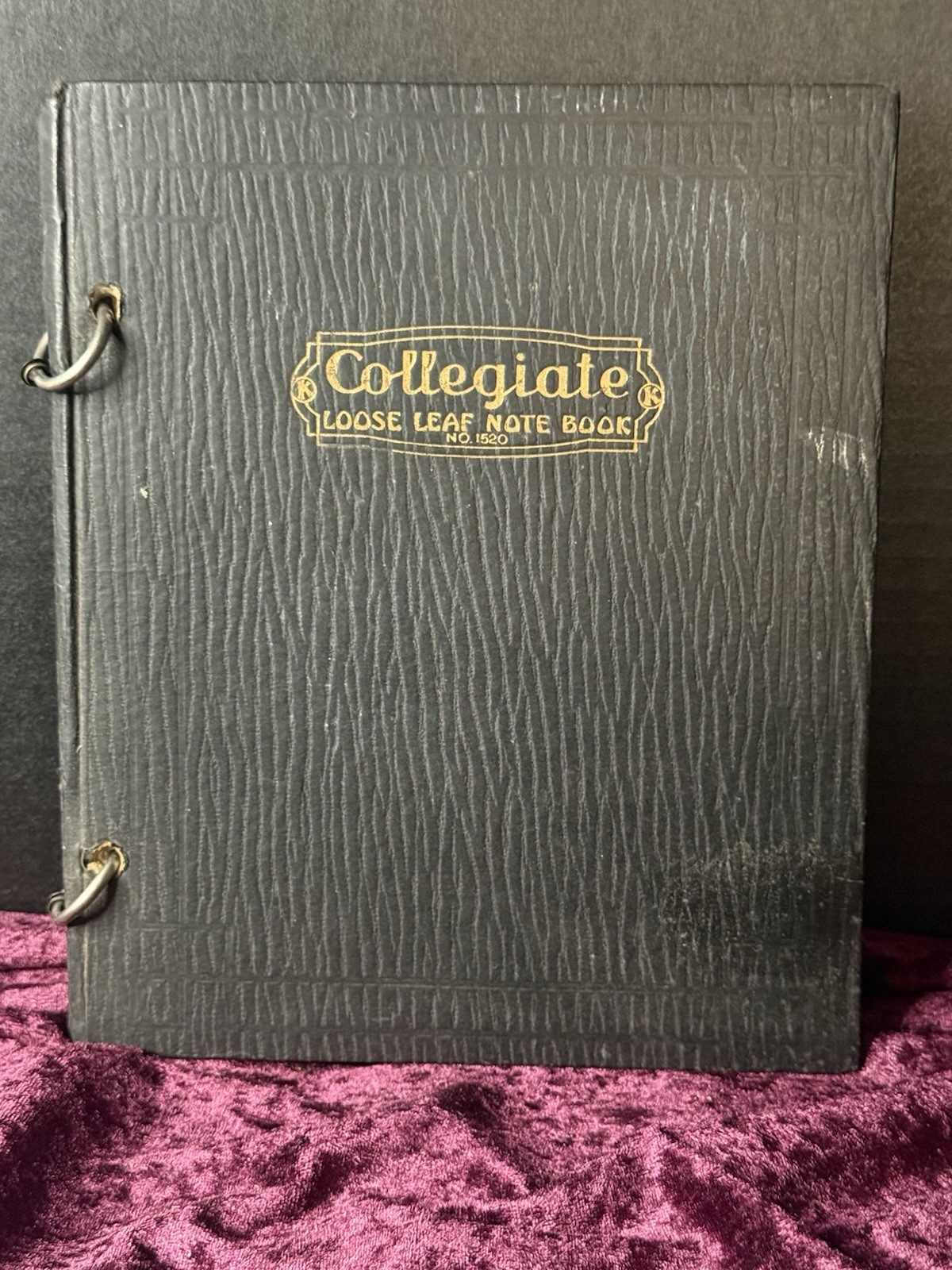 Antique 1920s Handwritten Poetry Poems Macbeth Cursive Journal Notebook