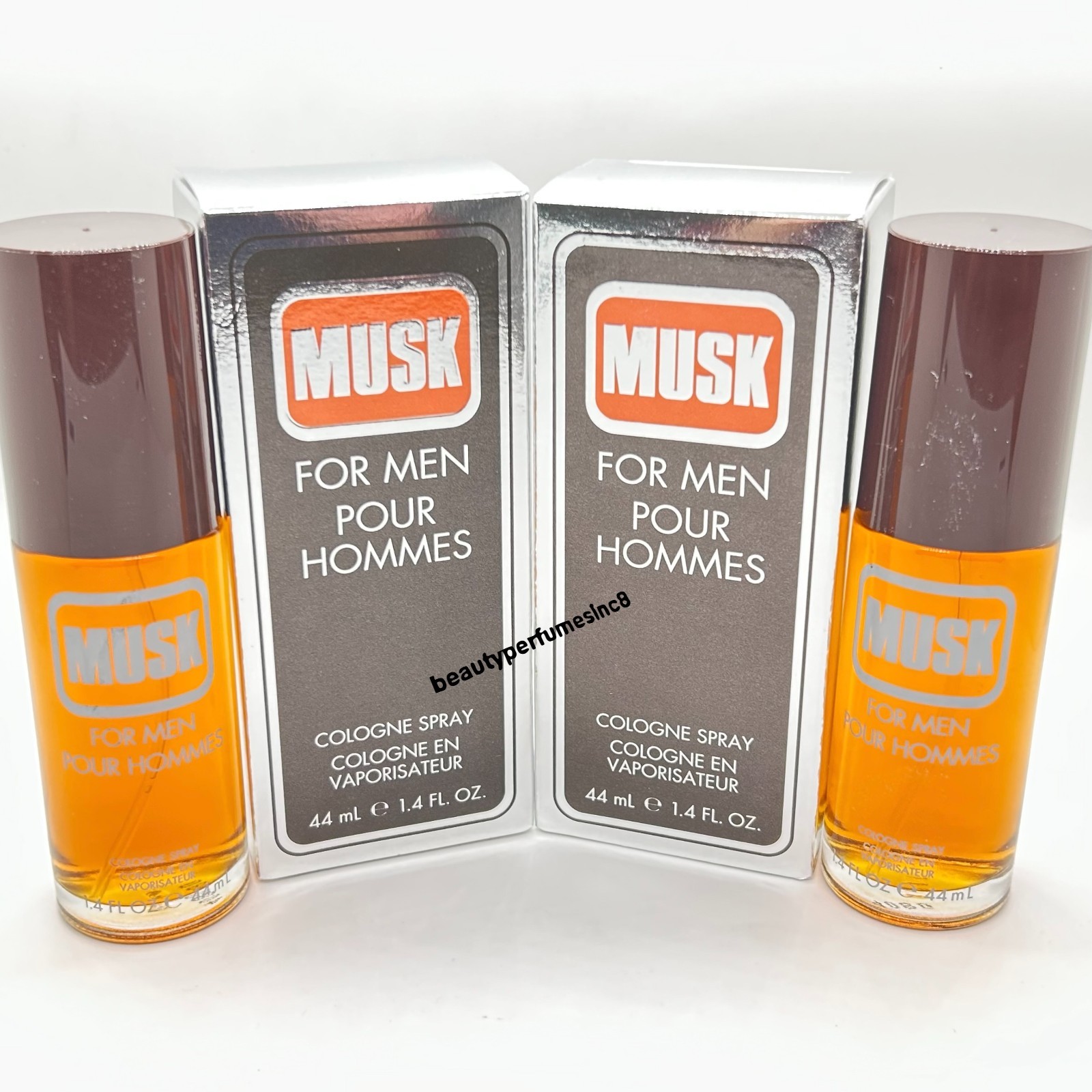 Lot of 2 Pc - Coty Musk 1.4 oz Cologne Spray, for Men Pack of 2 Pc - New in Box